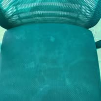 Office chair after professional cleaning